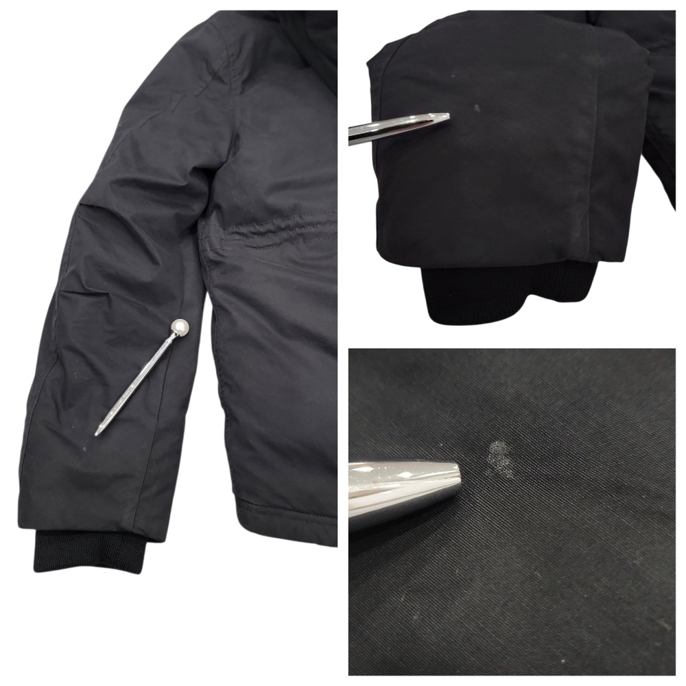 Aritzia Wilfred Mont Blanc Short Parka Goose Down Black Winter Jacket Women’s M - Picture 13 of 17